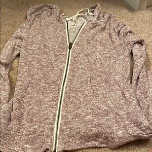 Purple zip up hoodie